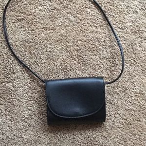 Simple black urban bag